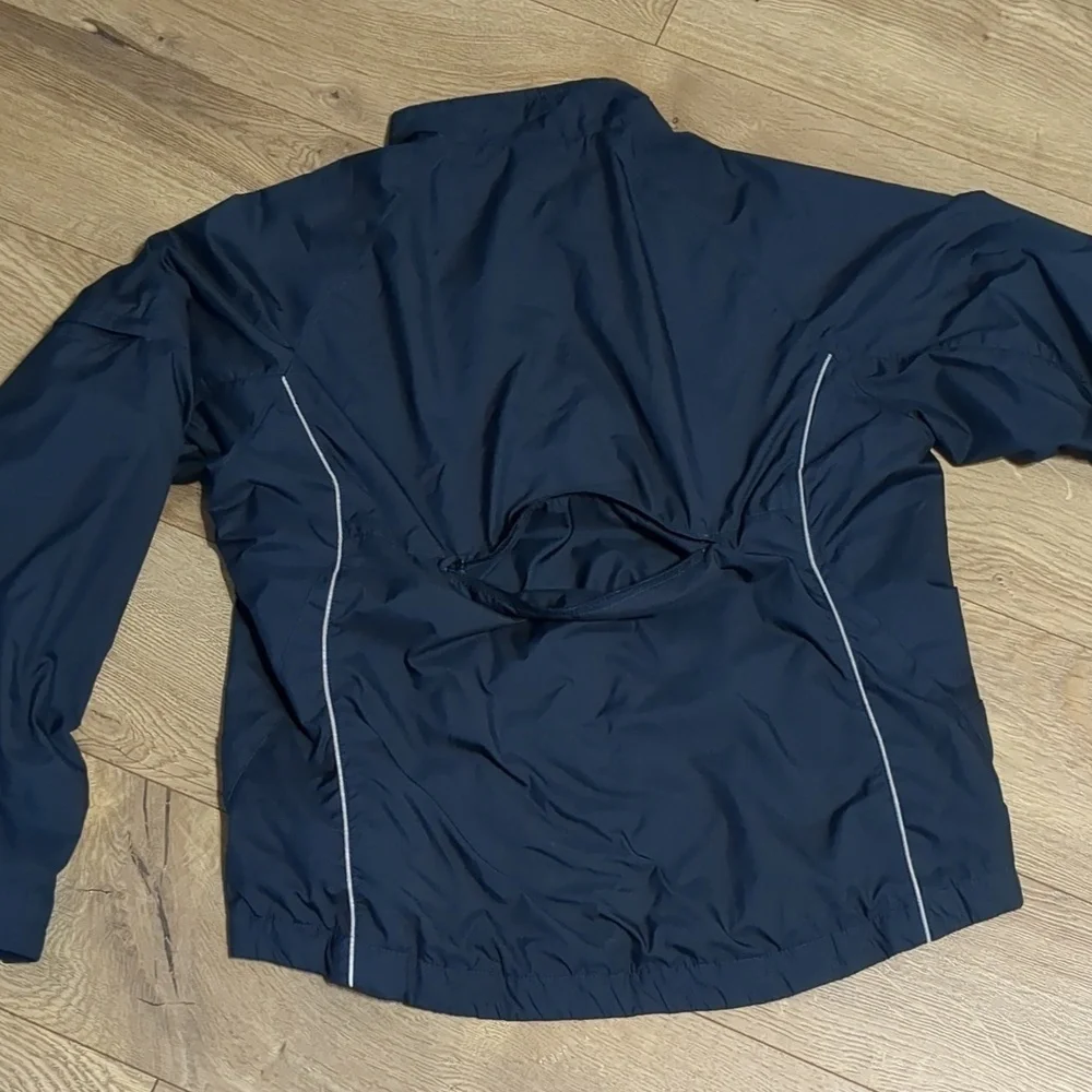 Vintage Nike navy blue Windbreaker kids Jacket  size Medium 8-10